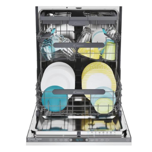 60cm Clas E 16 cop 47 dB(A) Display 4 digit 8 Programmi Rapidò 35min Terzo Cesto WiFi Delay 1-23h Motore Inverter